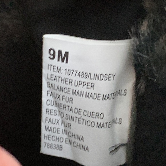 Khombu | Black Suede Zipper Lindsey All Weather Rubber Sole SlipOn Boots 9 - Picture 9 of 17